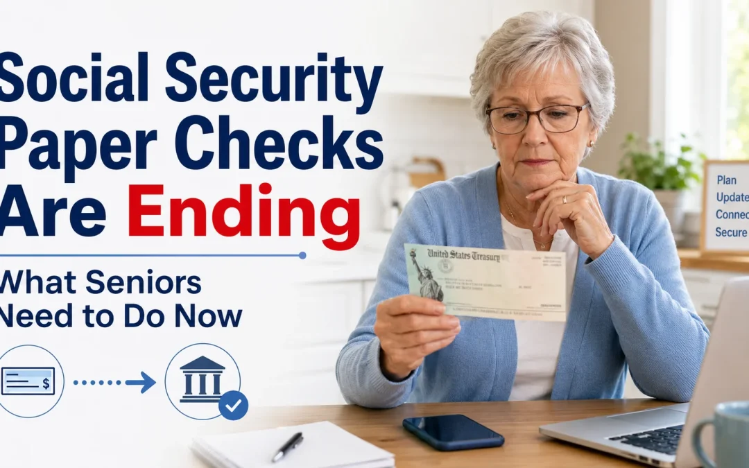 Social Security Paper Checks Are Ending: What Seniors Need to Do Now